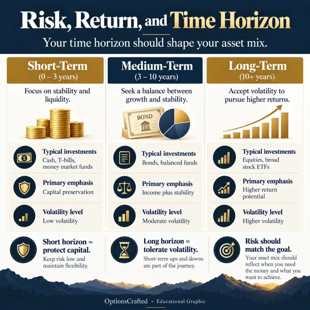 Risk, return and investment time horizon explained